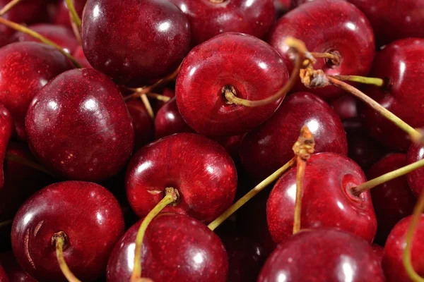 Red cherries close up — Stok Foto