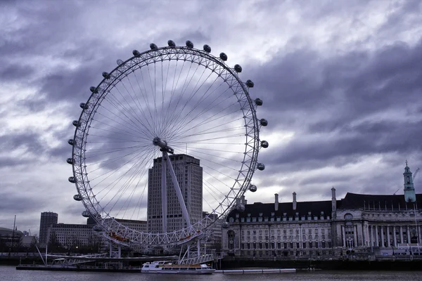 The London Eye, Londra, Regno Unito — Foto Stock