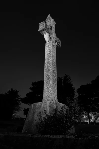 Πέτρα Κέλτικος Σταυρός — Φωτογραφία Αρχείου