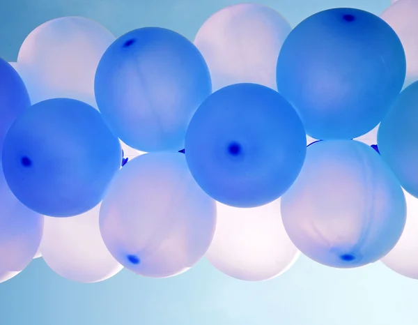 Blue balloons — Stock Photo, Image