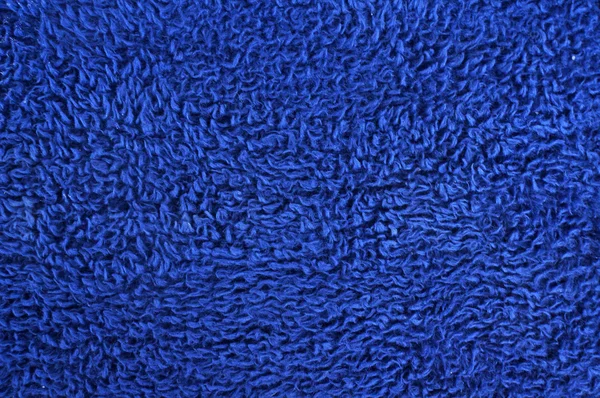 Serviette de bain bleue — Photo