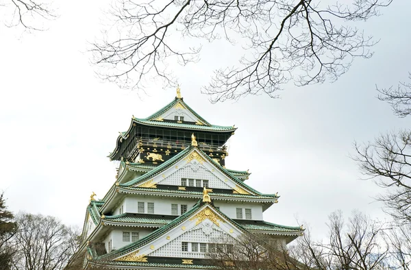 Castillo de Osaka, Osaka, Japón — Foto de Stock