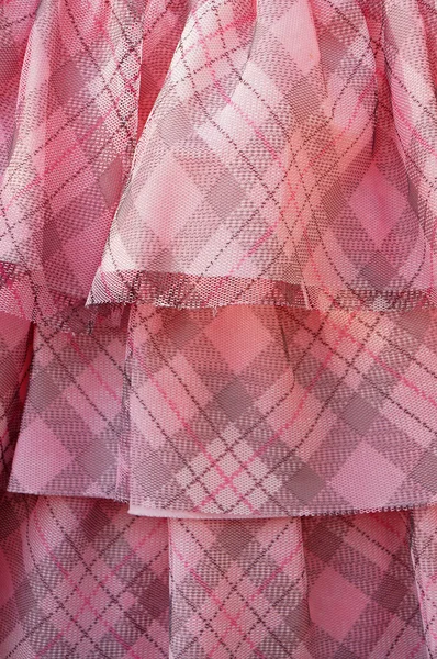Beautiful layers of delicate pink fabric — Stock Photo, Image