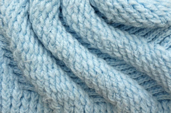 Macro of a woolen Pattern - Knitting Pattern with Purls and Knits — Stock Photo, Image