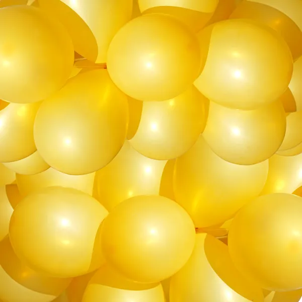 Yellow balloons