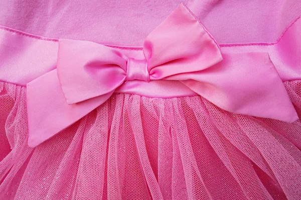 Detalhe vestido bonito rosa — Fotografia de Stock