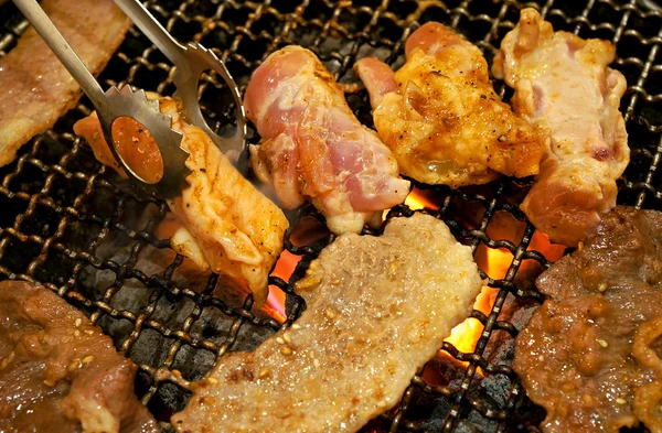 Carne arrosto chiamata Yakiniku — Foto Stock
