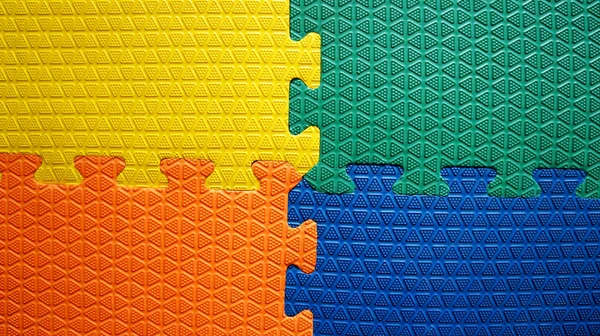 Four Color Rubber Floor Abstract Background — Stock Photo, Image