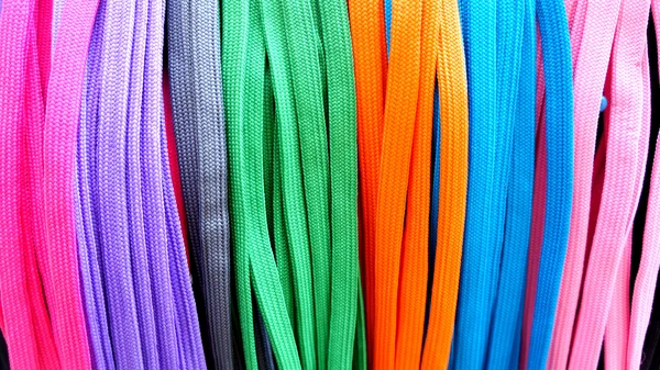 Colorful shoestring — Stock Photo, Image