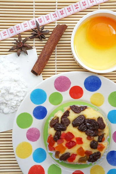 Pastel de frutas hecho en casa — Foto de Stock