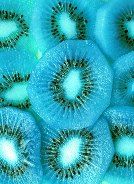 Segment van blauwe kiwi fruit (idee concept) — Stockfoto