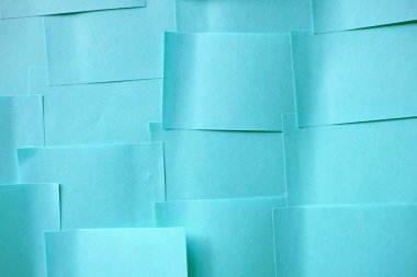 Mavi Kısa Not Not kağıtları arka plan