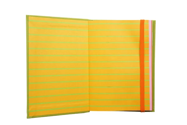 Carta per notebook gialla — Foto Stock