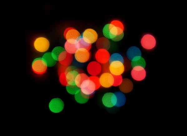 Расслабленные абстрактные огни рождественский фон — стоковое фото
