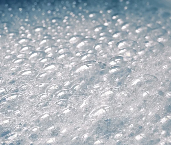 Soapsuds background with air bubbles abstract texture — Stock Photo, Image