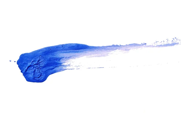 Abstract blue wave brush stroke — Stock Photo, Image