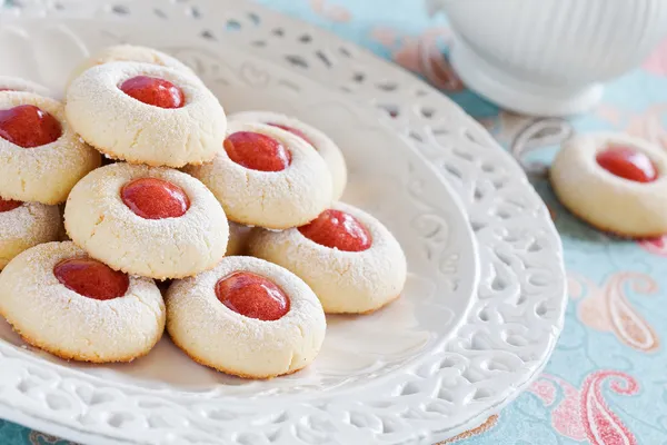 Biscoitos caseiros de amêndoa — Fotografia de Stock