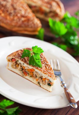 tavuk ve sebze dilim