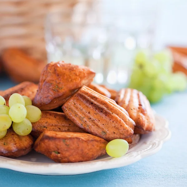 Salvado de avena con queso madeleines —  Fotos de Stock