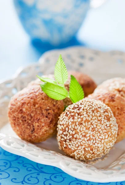 Panino di crusca d'avena — Foto Stock