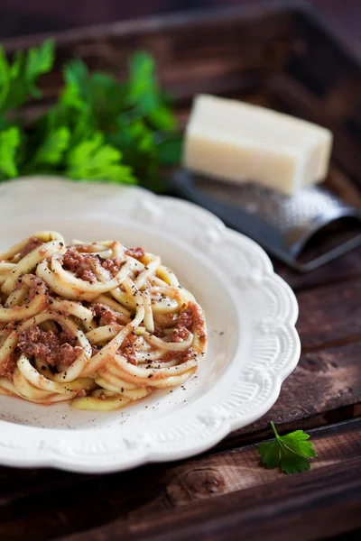 Zucchini Spaghetti — Stockfoto