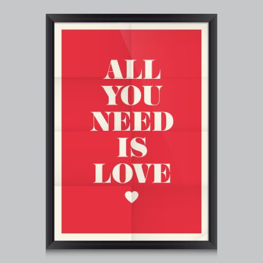 alıntı posteri seviyorum