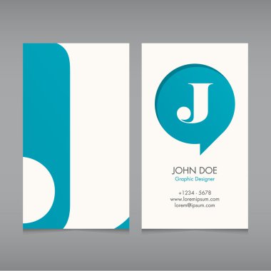 İş Kart Vektör Şablonu