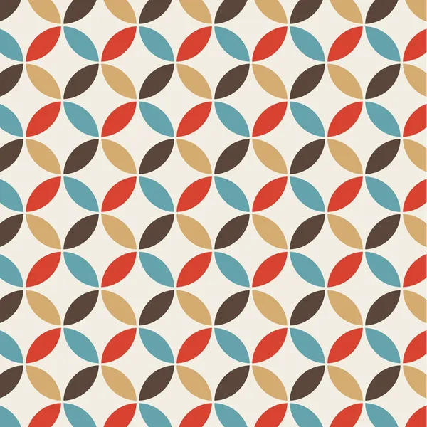 Padrão sem costura fundo retro vintage design — Vetor de Stock