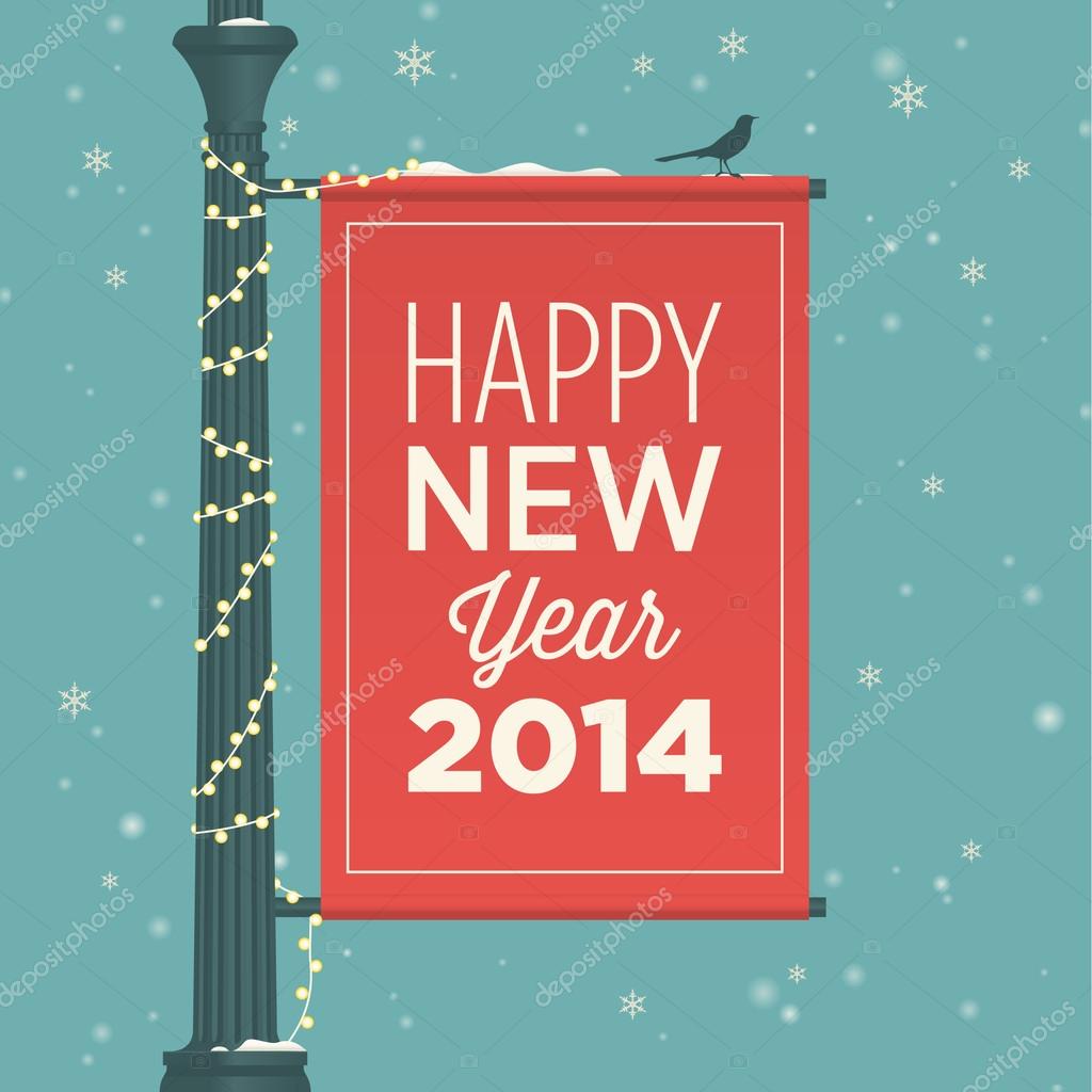 Happy new year card
