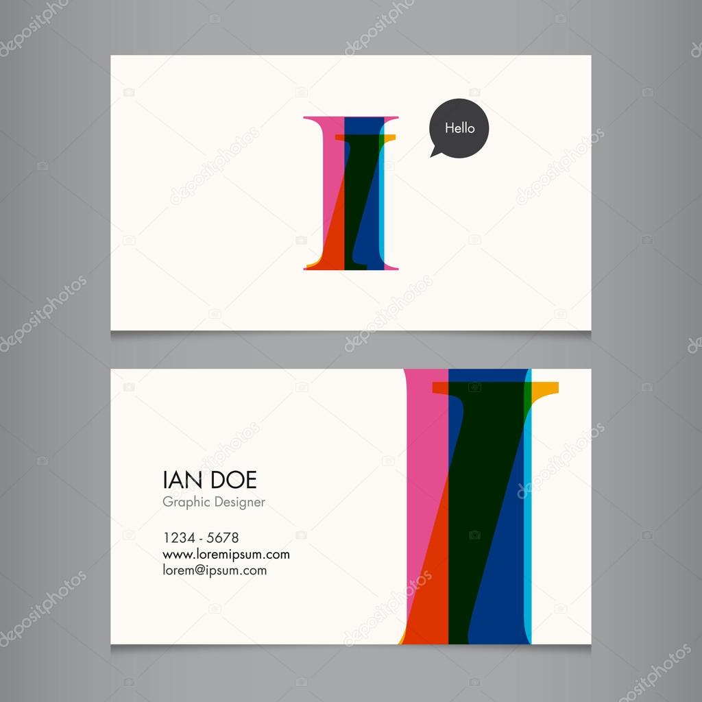 Business card template