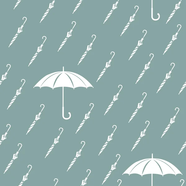 Modèle de parapluie sans couture — Image vectorielle