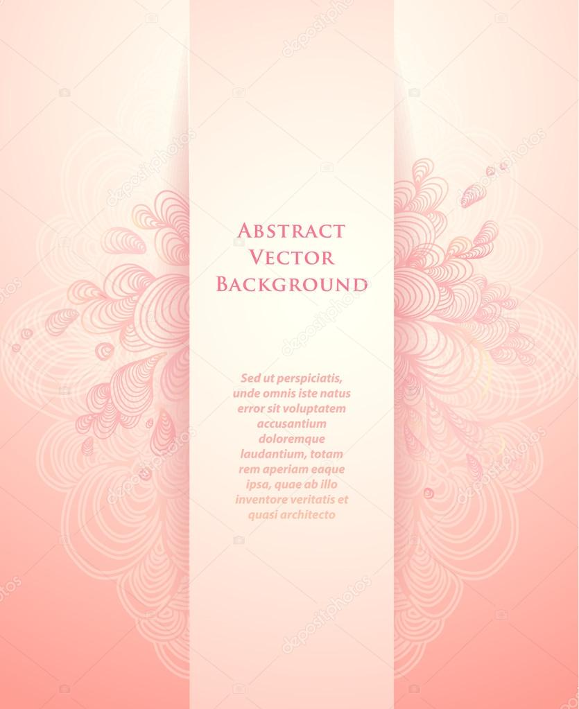 Vector abstract background. Perfect for invitations or announcement.
