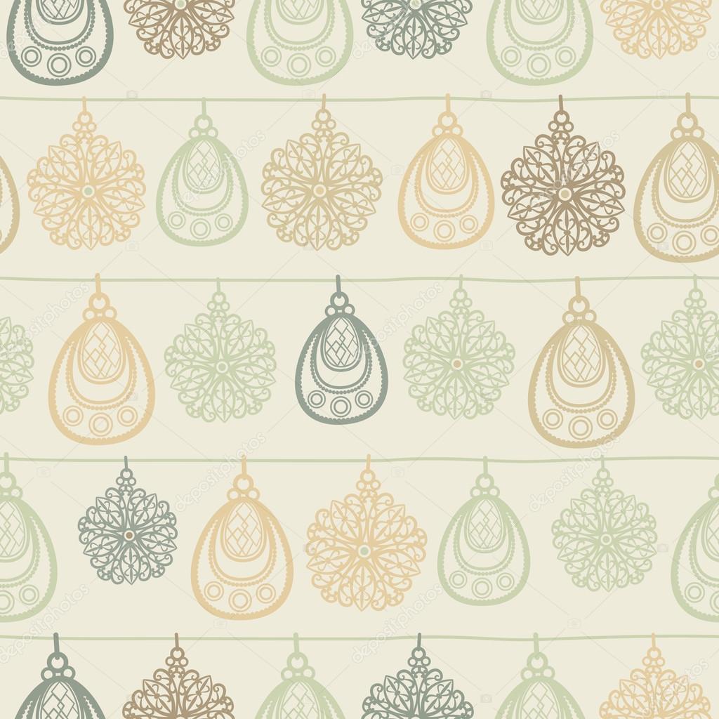 Christmas and New Year seamless pattern.