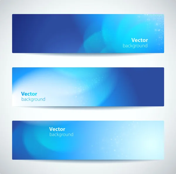 Set van abstract vector banners. Stockillustratie