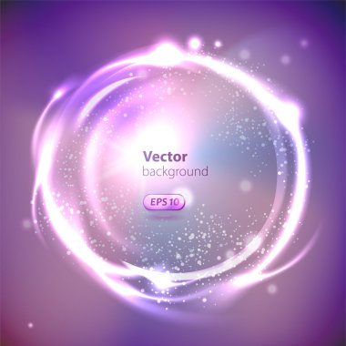 Vector Glossy Sphere. Abstract Background clipart