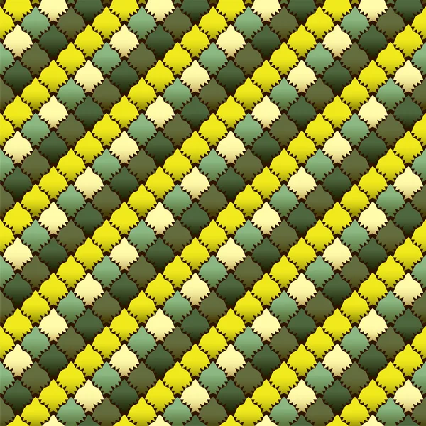 Vektor nahtloses Muster mit geometrischem Ornament. — Stockvektor
