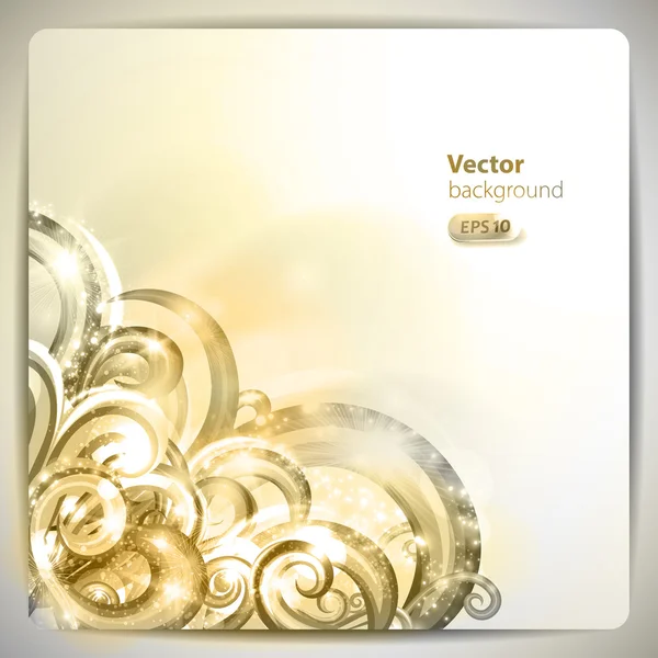 Fundo abstrato com elementos de design vetorial. — Vetor de Stock