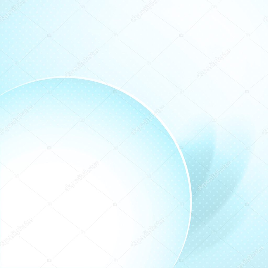 Stylish blue vector background with round frame.