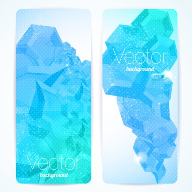 Set of abstract vector banners.