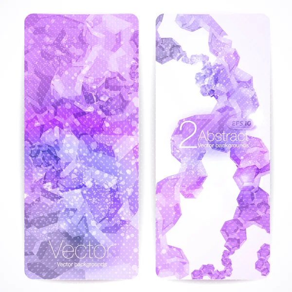 Set of abstract vector banners. — Stock Vector