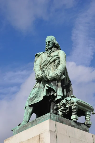 Rouen: Statue Pierre Corneille Stockbild