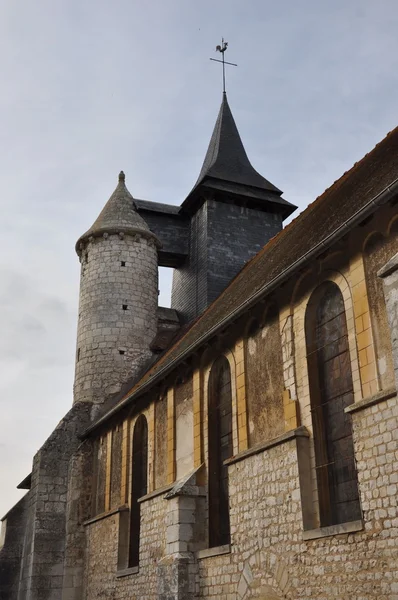 The church of Saint-Etienne-du-Vauvray (Eure) — Stock Photo, Image