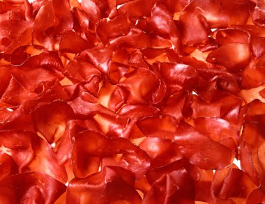 kurutulmuş kırmızı bresaola