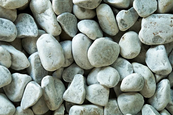 White pebbles or gravel — Stock Photo, Image