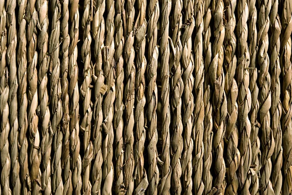 Contexto das fibras de cânhamo torcidas — Fotografia de Stock
