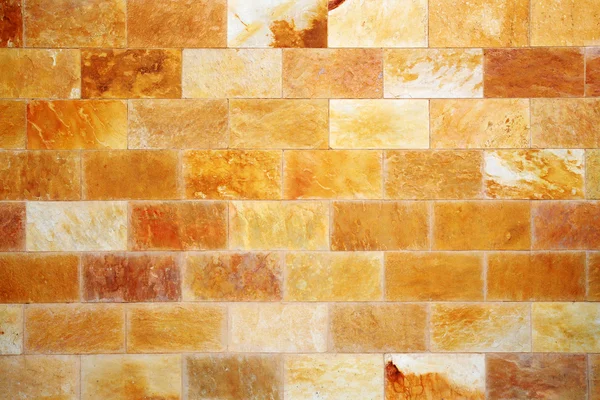 Wall of colourful cut stone — Stock Photo, Image