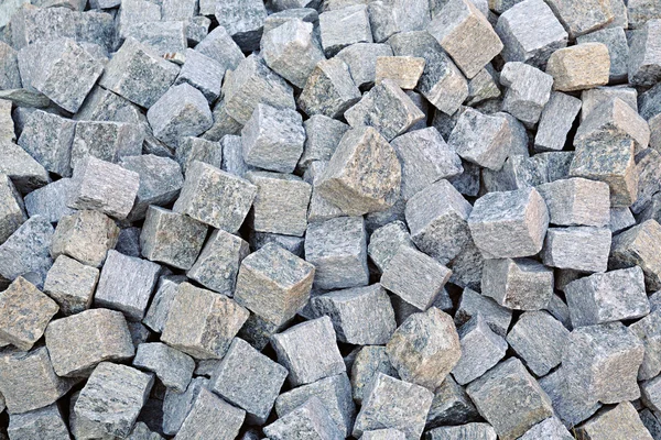 잘라내기 및 cubed 돌 — 스톡 사진
