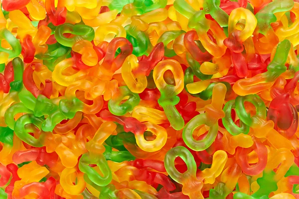Colourful jelly dummy sweets — Stock Photo, Image