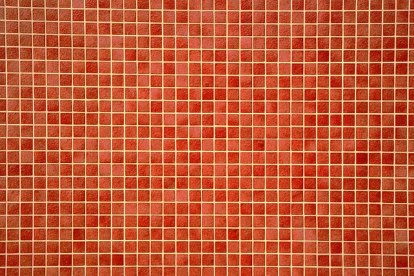 Telhas coloridas de mosaico vermelho-alaranjado — Fotografia de Stock