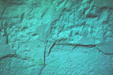 hasarlı boyanmış turkuaz duvar boyalı turkuaz duvar zarar görmüş.